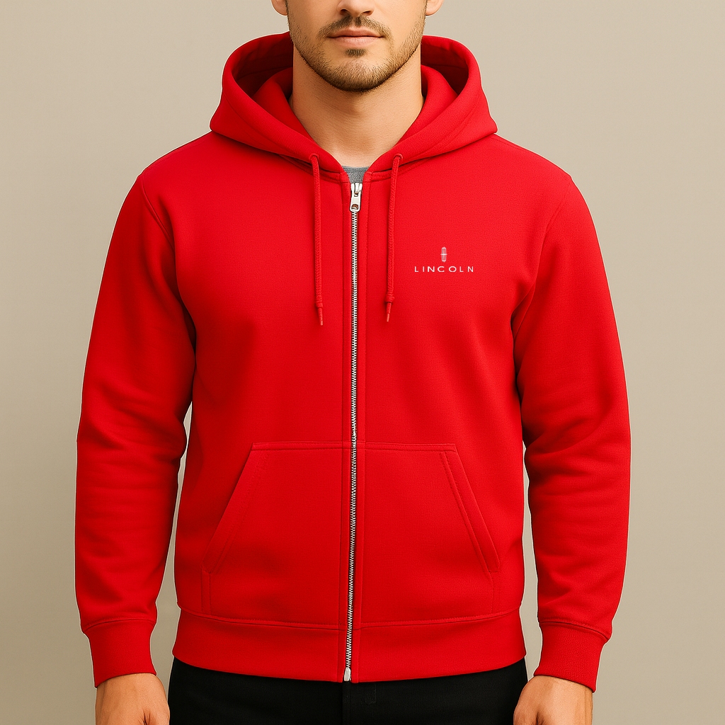 Men’s Lincoln Car Zipper Hoodie